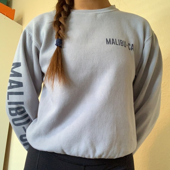 Brandy Melville blue Malibu crewneck - Picture 2 of 4